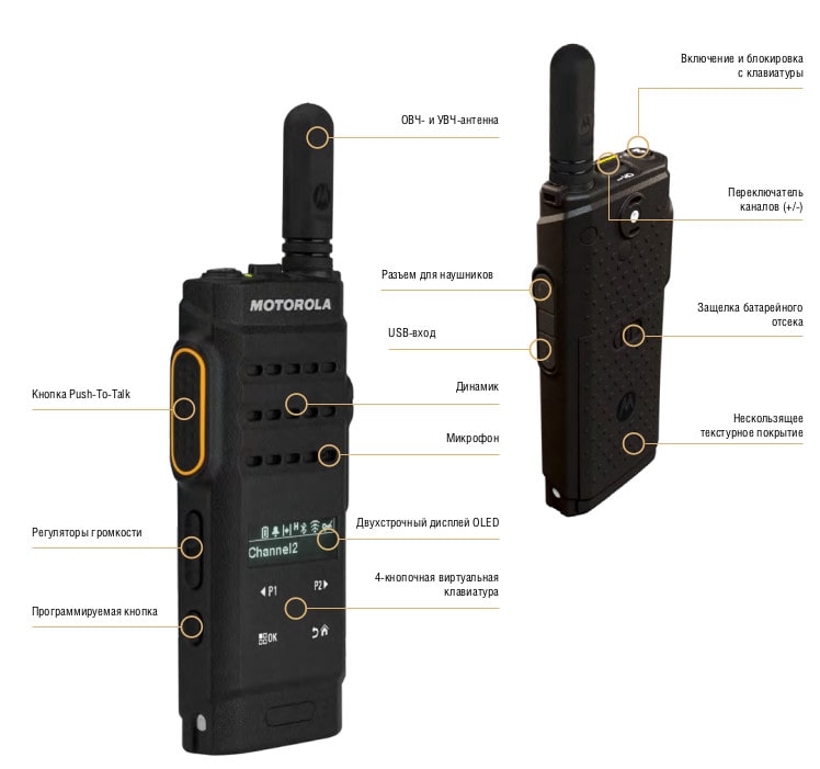 Портативная DMR радиостанция Motorola SL2600