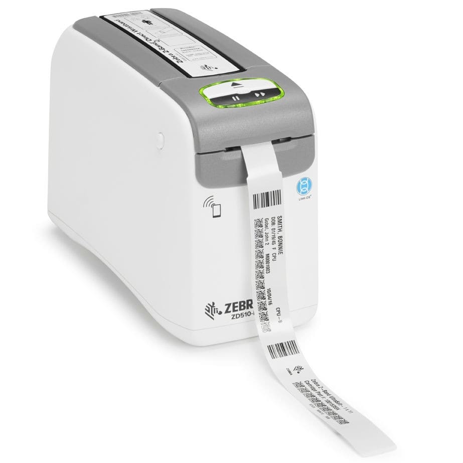 Принтер для друку браслетів Zebra ZD510-HC 