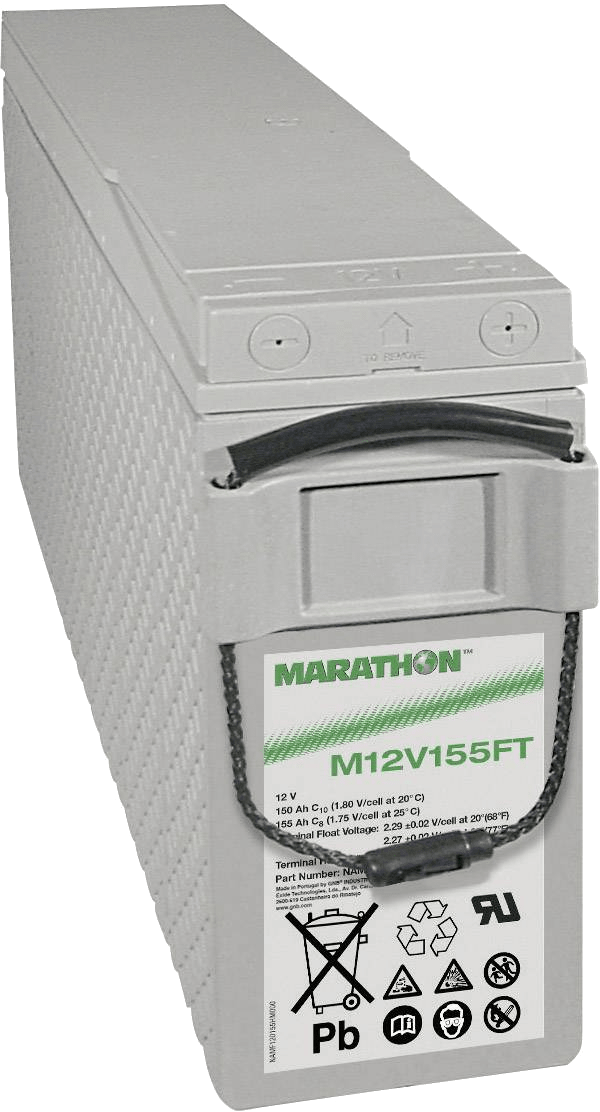 Свинцово-кислотный аккумулятор MARATHON 12V 155Ah M12V155FT