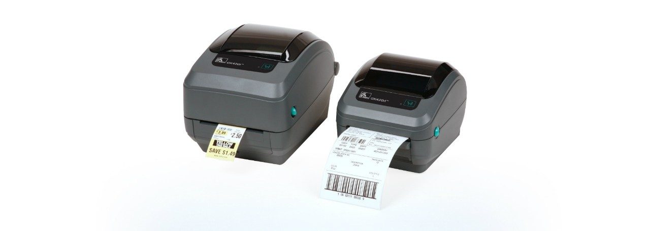 Вдосконалені принтери етикеток Zebra GK420t/GK420d