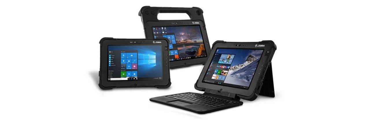 Zebra L10 XBOOK, XPAD, XSLATE Windows Ragged Tablets