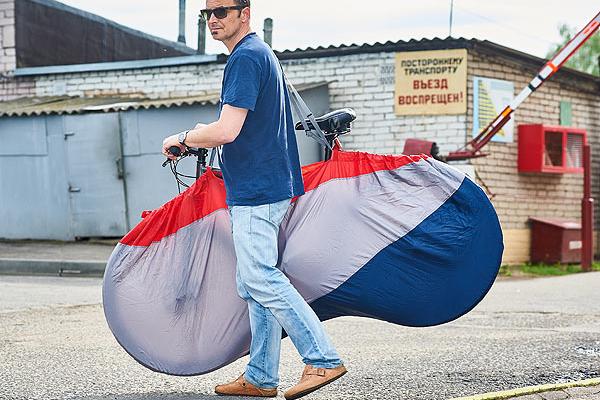 TrendBy Parkin Bicycle Storage and Carrying Case Blue-grey-blue