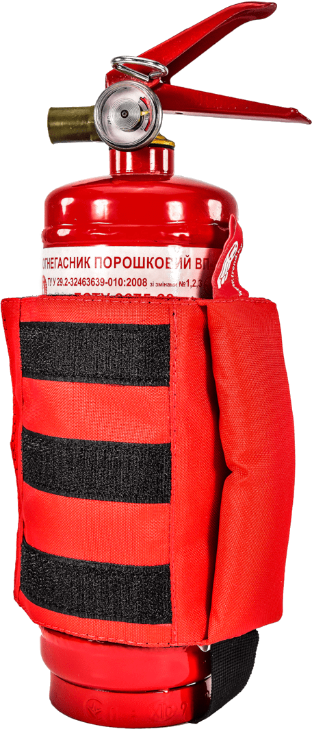 Чехол для огнетушителя в багажник автомобиля ТрендБай 1143 Сеттин красный