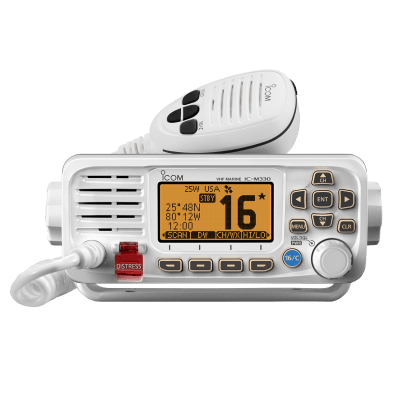 Бортова радіостанція морського діапазону Icom IC-M330GE White