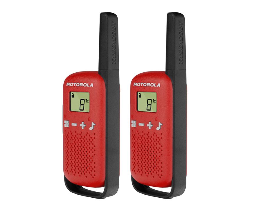 Motorola Talkabout T42 Red Twin Pack