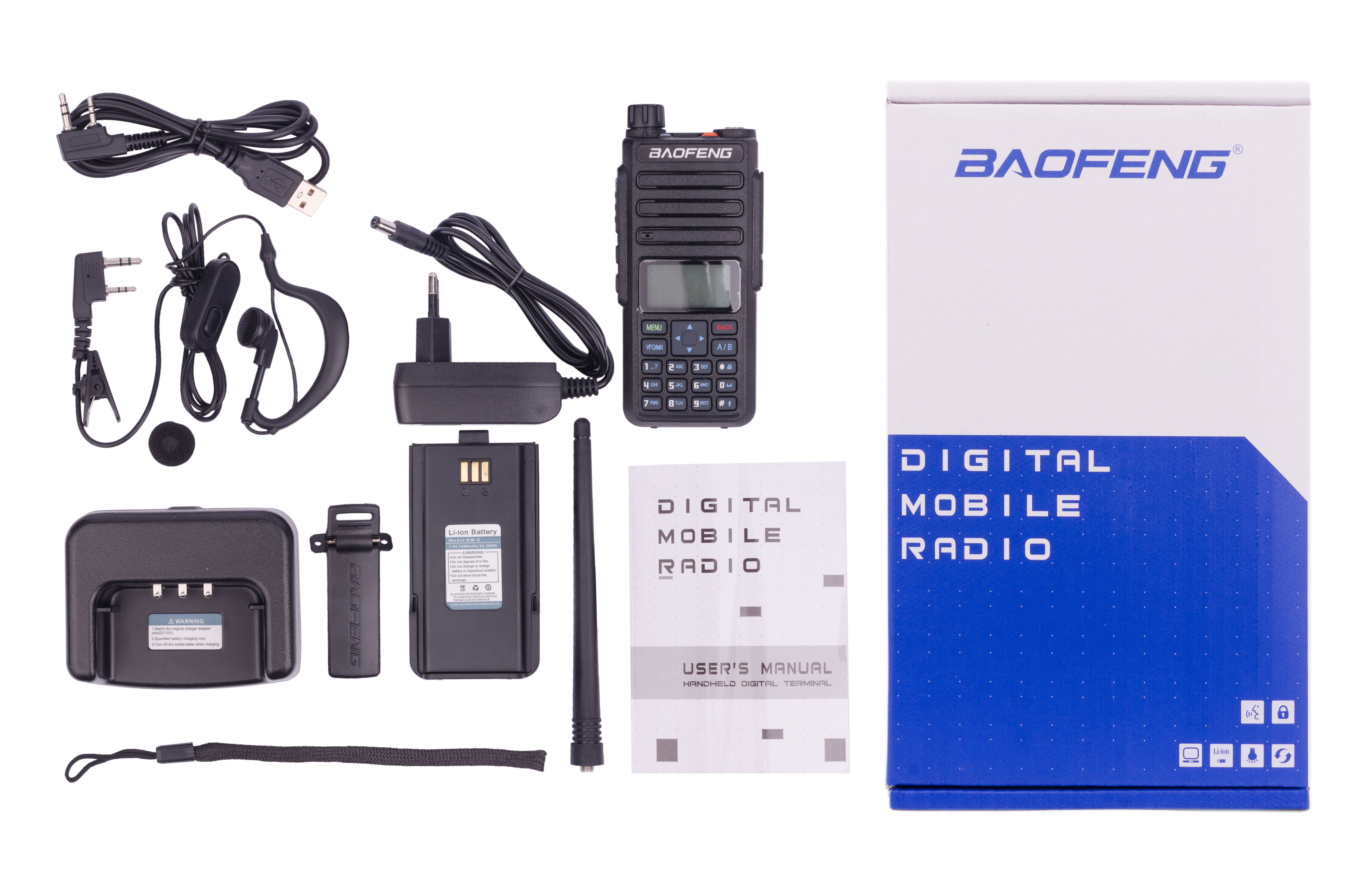 Цифровая DMR-радиостанция Baofeng DM-1801