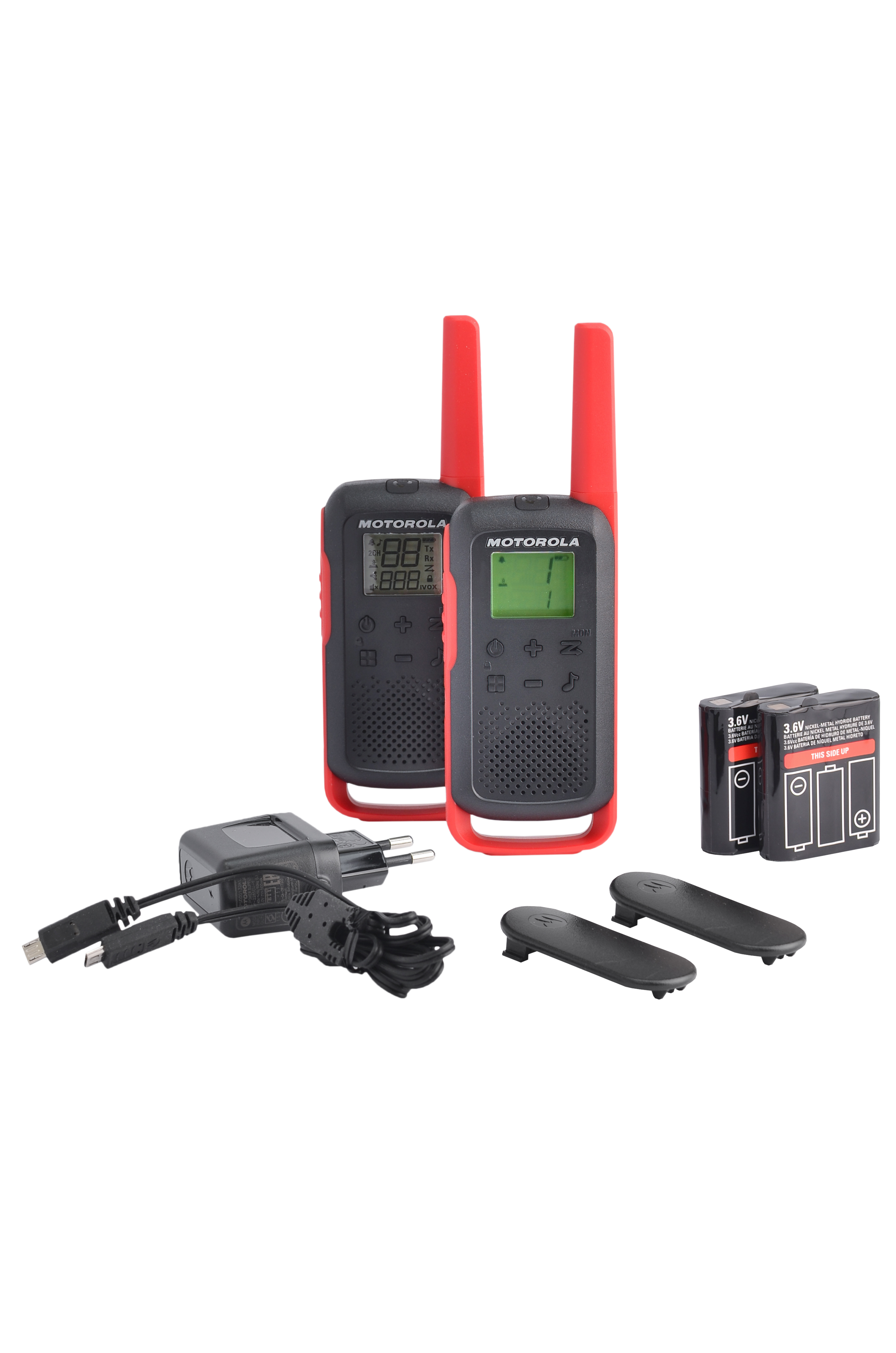 Motorola TALKABOUT T62 RED TWIN PACK&CHGR WE