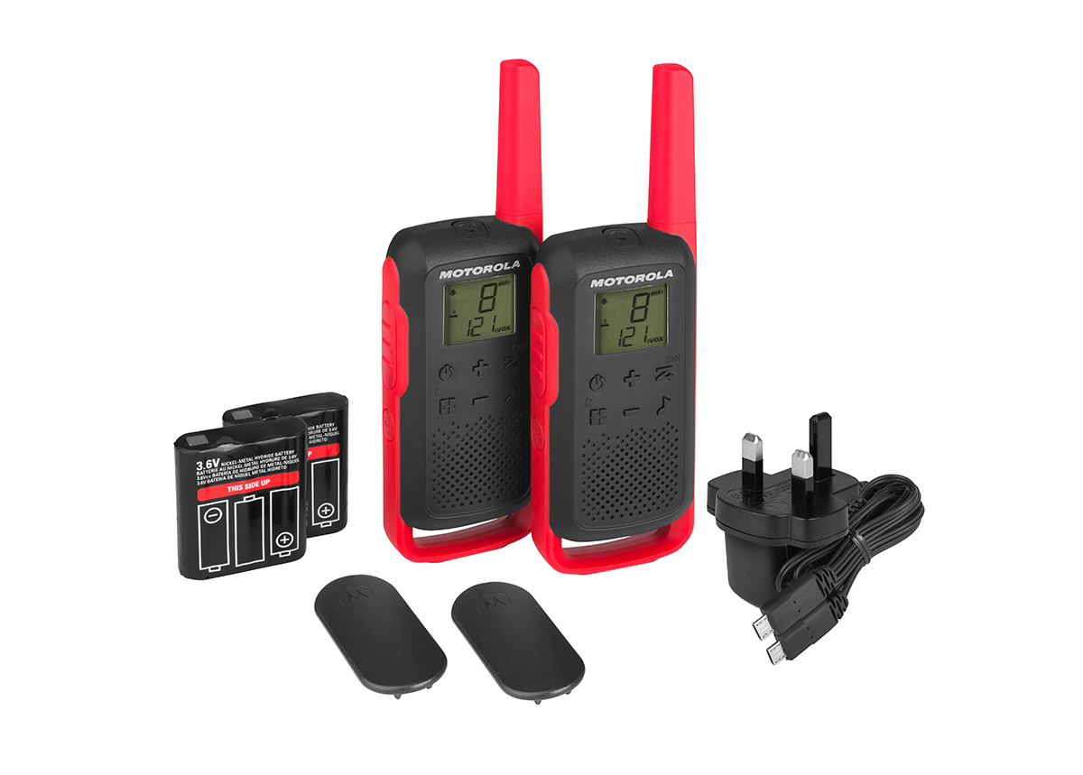 Motorola TALKABOUT T62 RED TWIN PACK&CHGR WE