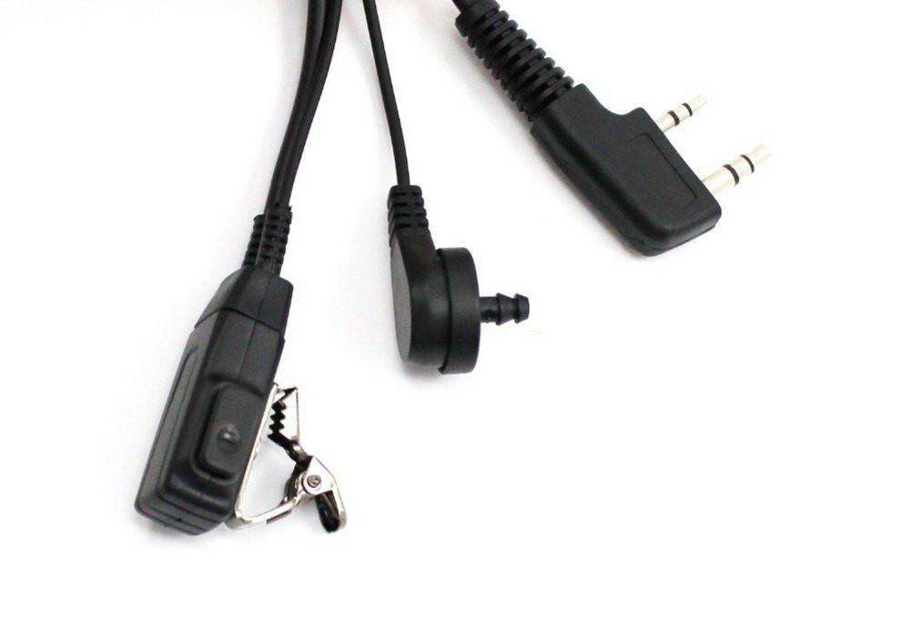 Baofeng Headset with Transparent Sound Tube