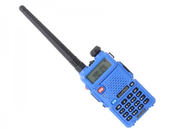 Комплект Baofeng UV-5R Blue + Гарнітура Baofeng з кнопкою РТТ