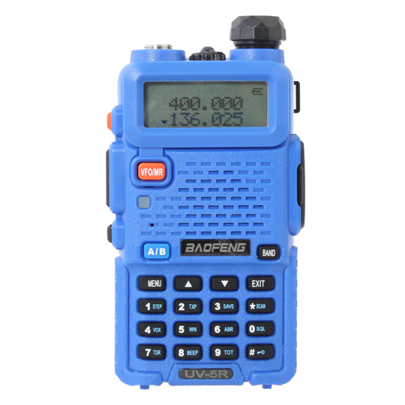 Комплект Baofeng UV-5R Blue + Гарнітура Baofeng з кнопкою РТТ