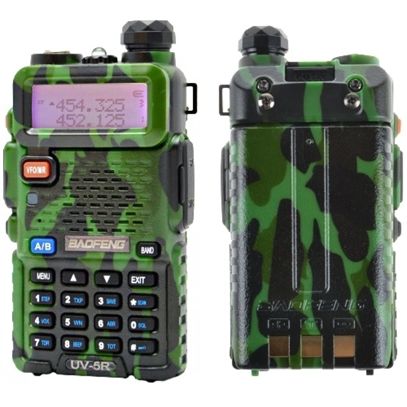 Baofeng UV-5R CAMO + Baofeng Headset with РТТ Button