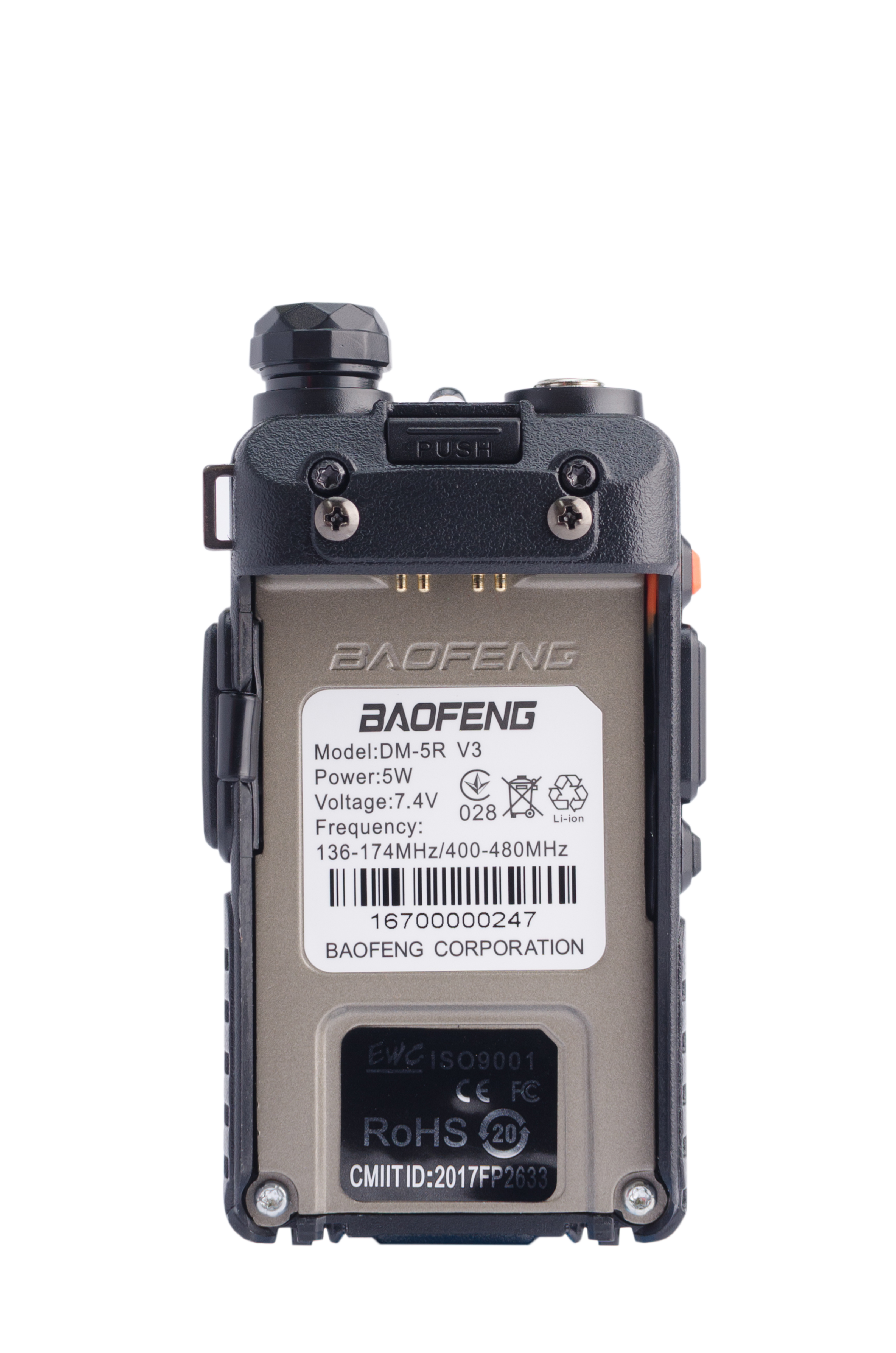 Портативна DMR-радіостанція Baofeng DM-5R V3