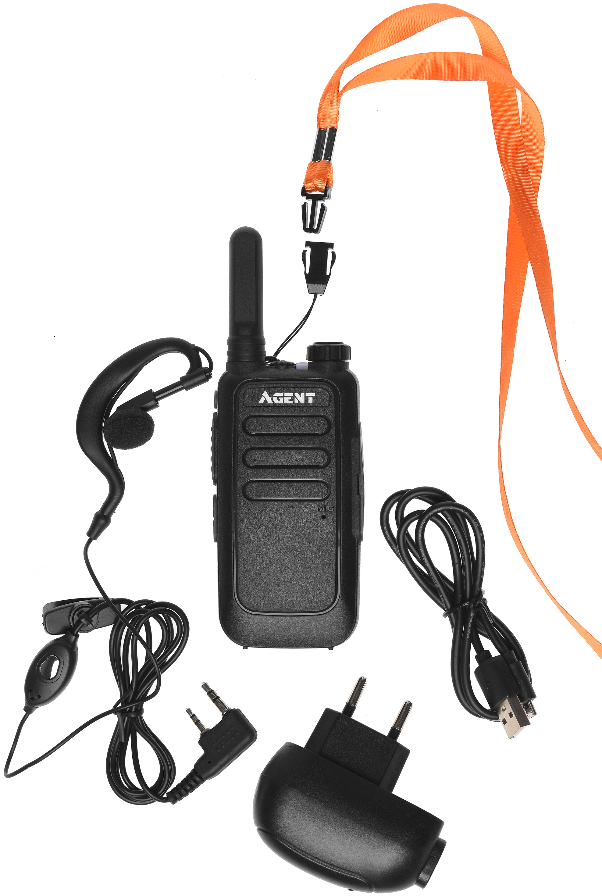 Agent AR-T15 Black Portable Radio