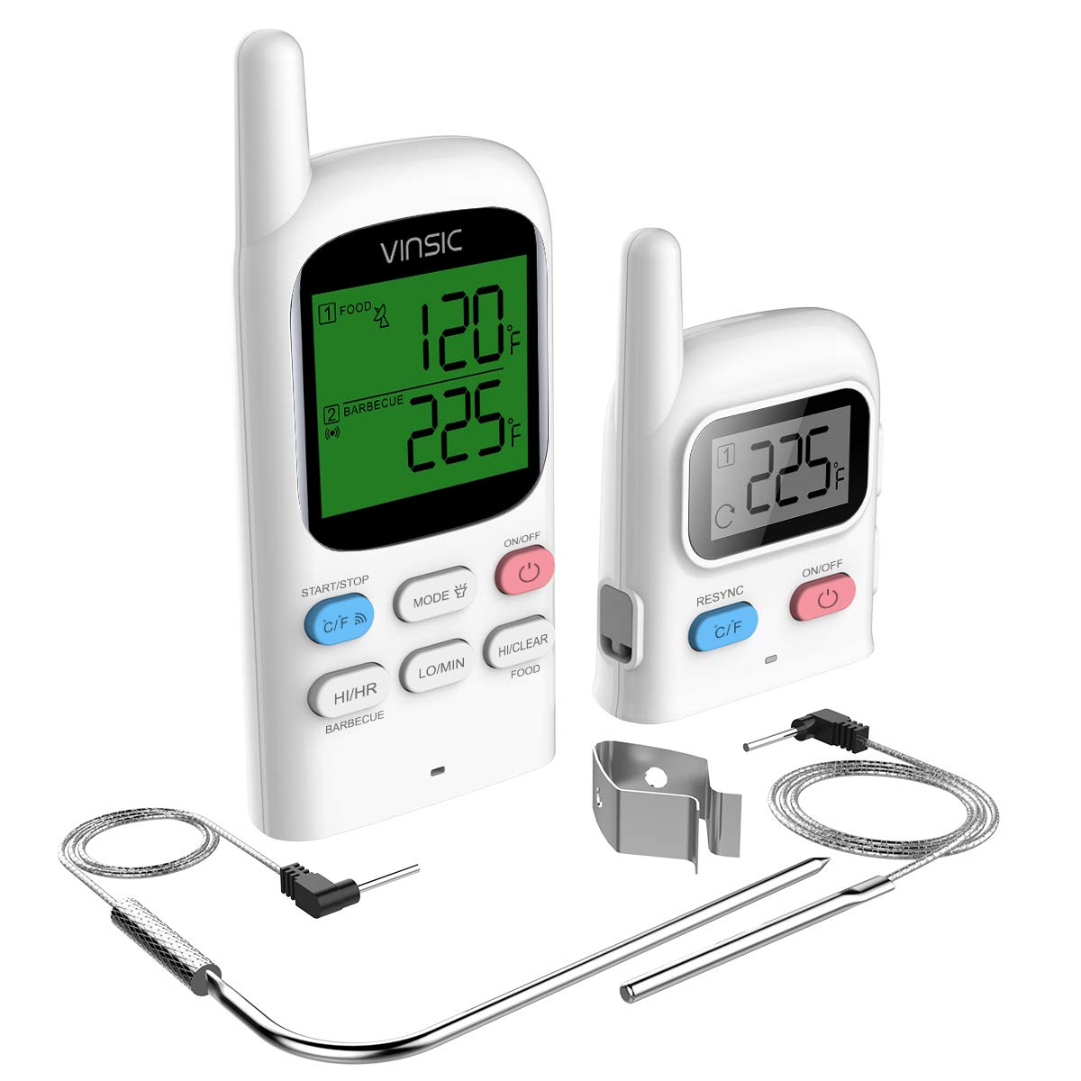 Vinsic VSAA003 Wireless BBQ Thermometer 