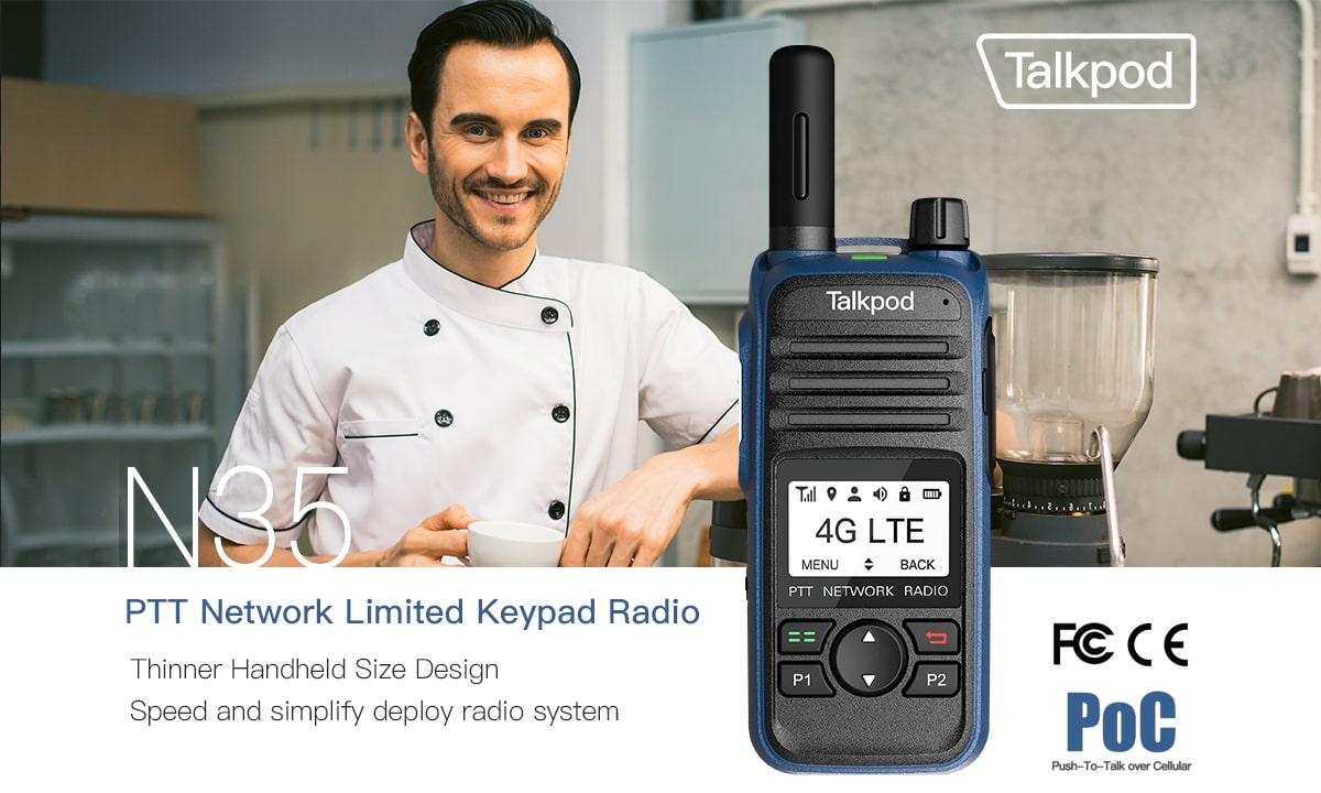 POC-радиостанция Talkpod LTE N35