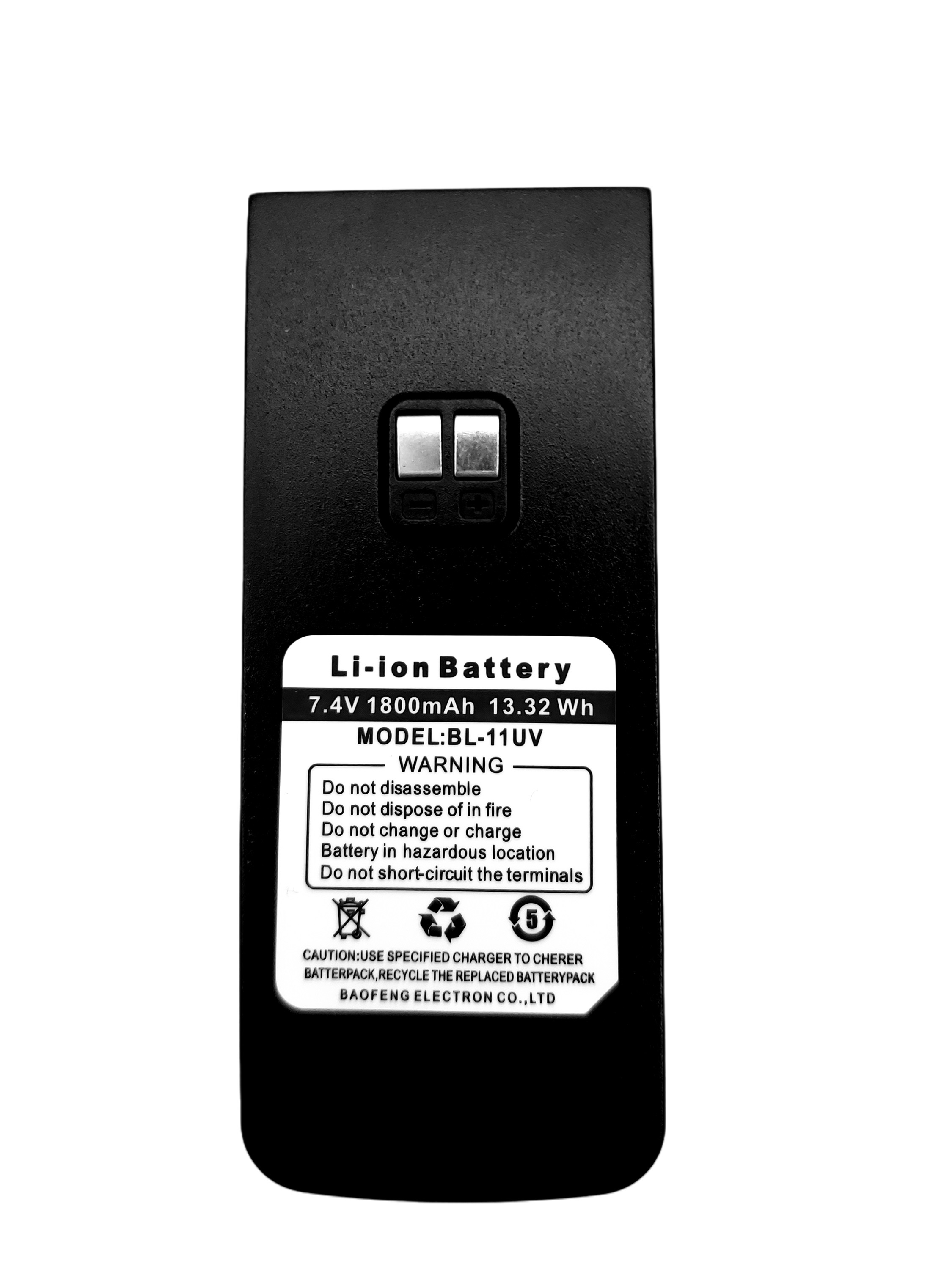 BL-11UV BATTERY for AGENT AR-UV10, AR-UV11 Li-ion 1800mAh