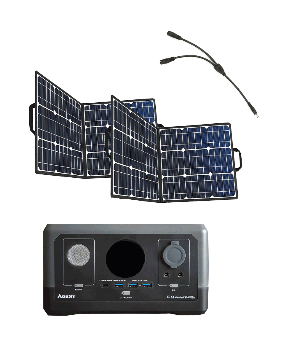 AGENT AGE3 2SP50W Solar Generator