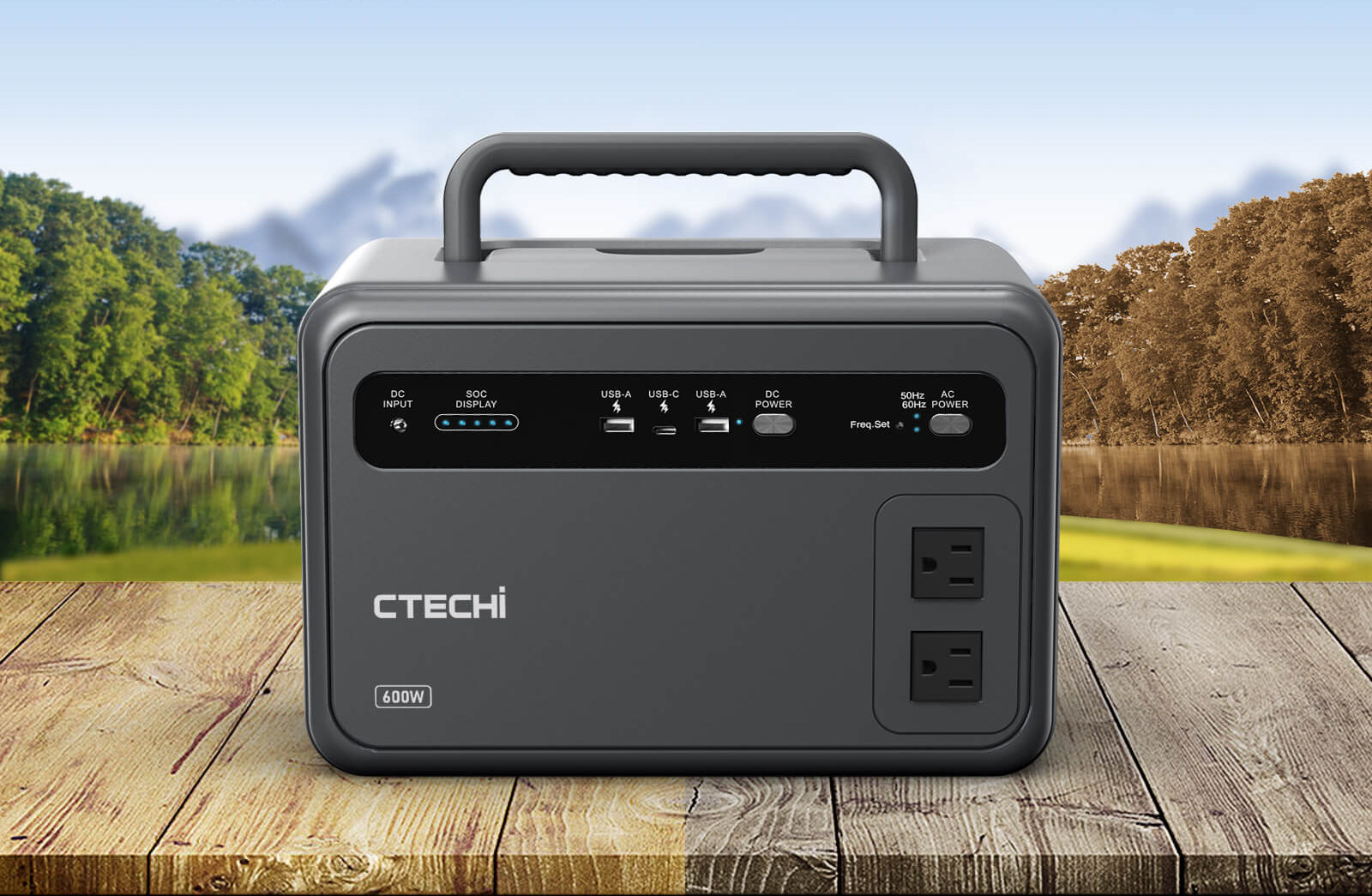 CTECHi GT600 691Wh Portable Power Station