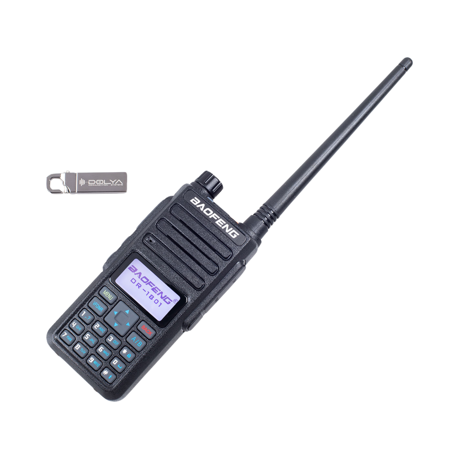 Цифрова DMR-радіостанція Baofeng DR-1801 з шифруванням AES-256
