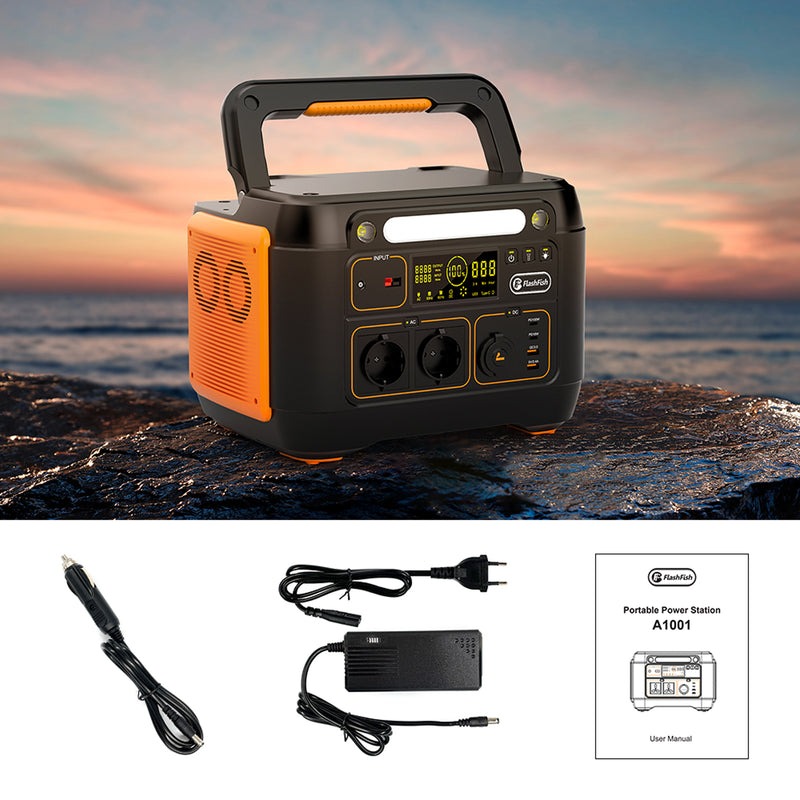 Flashfish A1001 1000W 1020Wh Portable Power Station