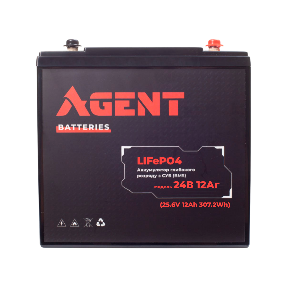 AGENT LiFePO4 24V 12Ah Deep-cycle Battery