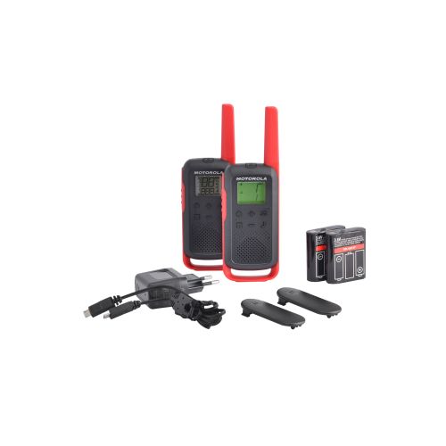 Комплект радіостанцій Motorola TALKABOUT T62 RED TWIN PACK&CHGR WE