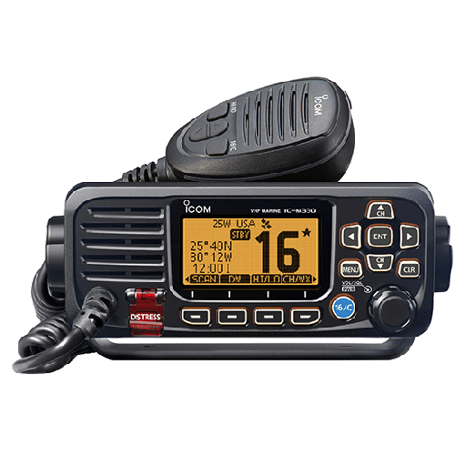 Бортова радіостанція морського діапазону Icom IC-M330GE Black