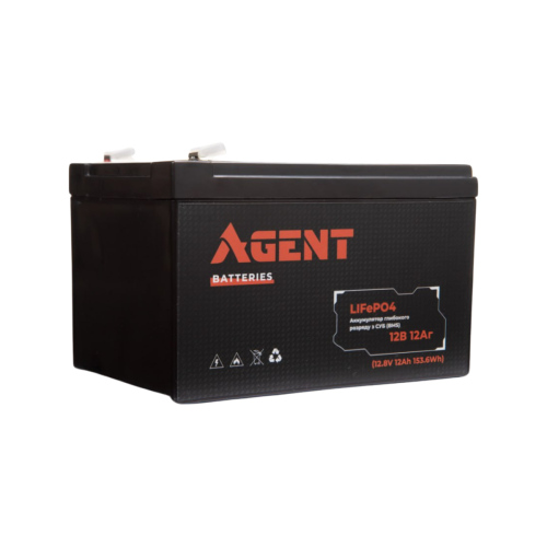 Аккумулятор глубокого разряда AGENT LiFePO4 IFM12-120E2 12V 12Ah